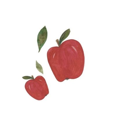 Красные яблоки