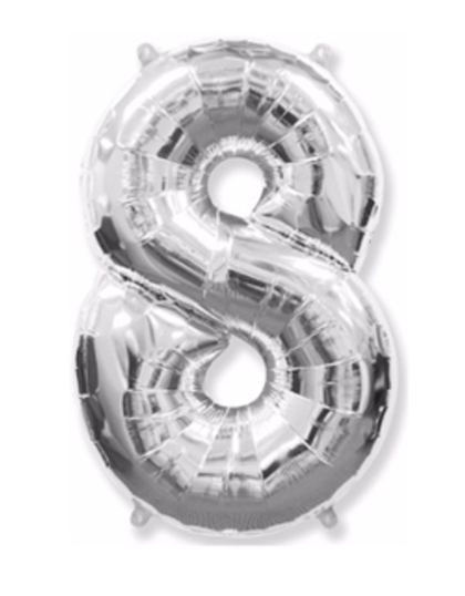 Цифра "8" Серебро
