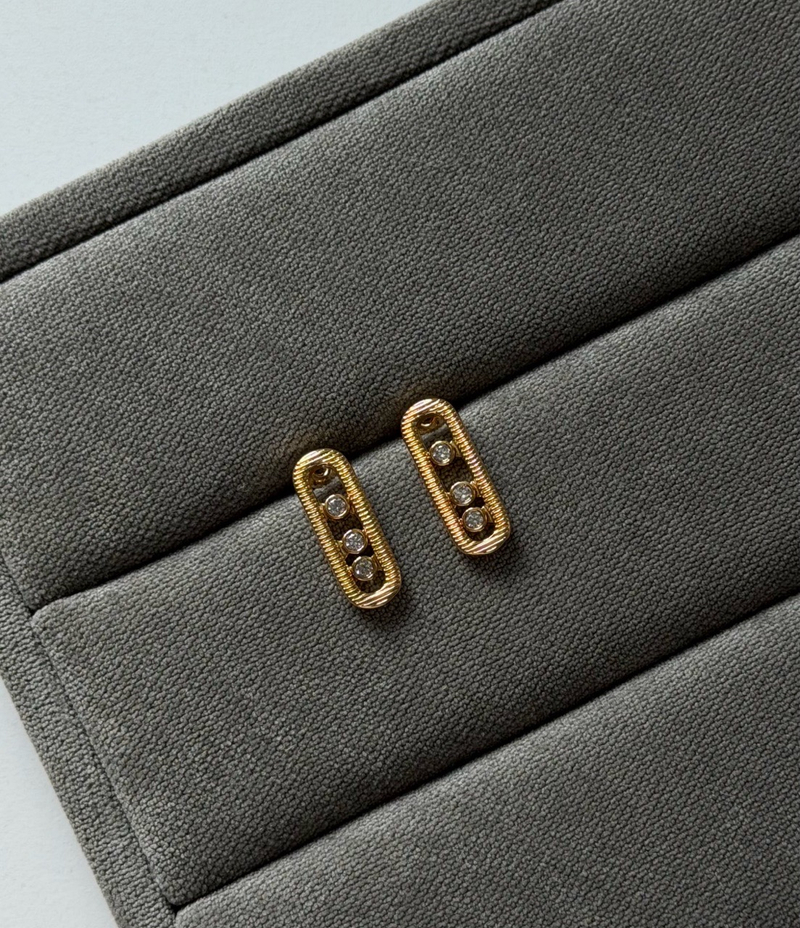 Серьги Spark gold