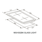 Газовая варочная панель Meferi MGH302BK GLASS LIGHT фото 16