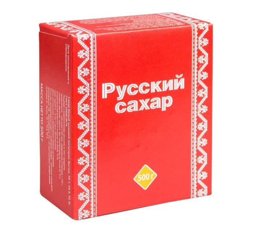 Сахар рафинад 0,5 кг, 40 штук в упаковке