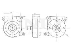 Ролик с натяжителем приводного ремня UNIO TNS-10299