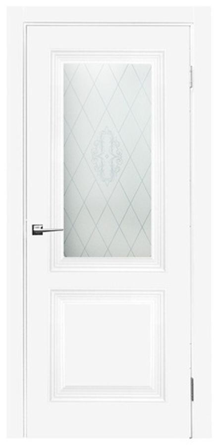 Стекло  Shelly-2  Белая эмаль