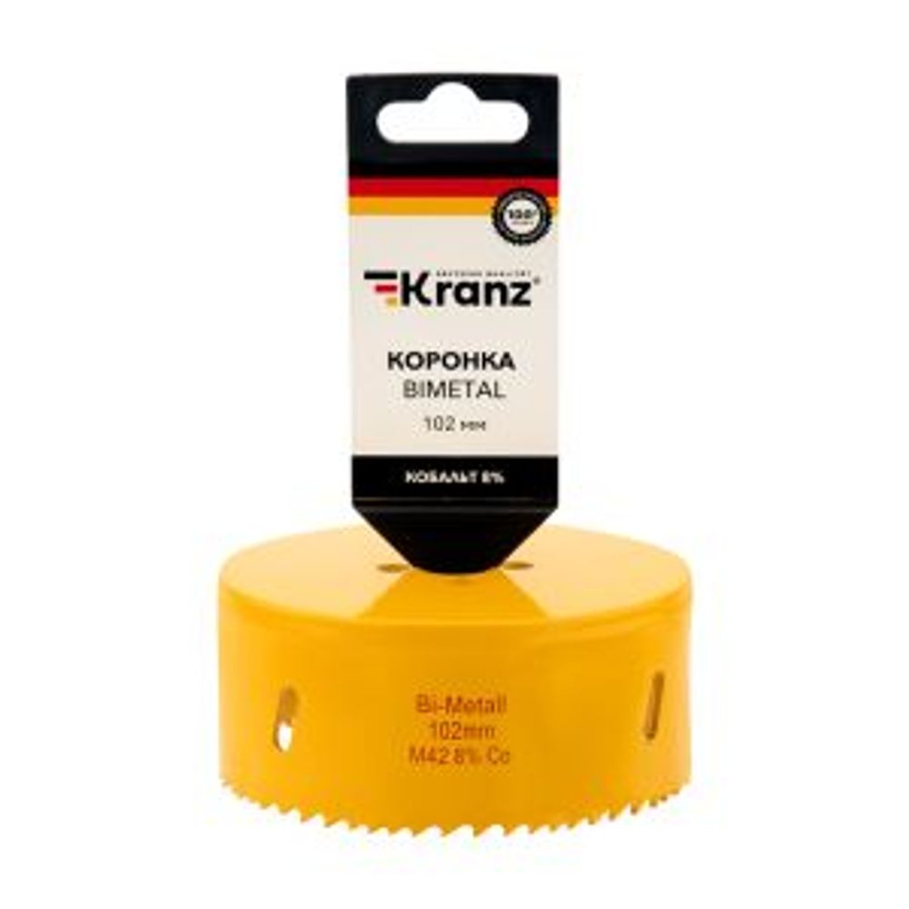Коронка по металлу биметаллическая (Bimetal) 102мм KRANZ