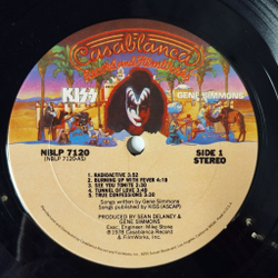 Винтажная виниловая пластинка LP Kiss Gene Simmons (USA 1978)