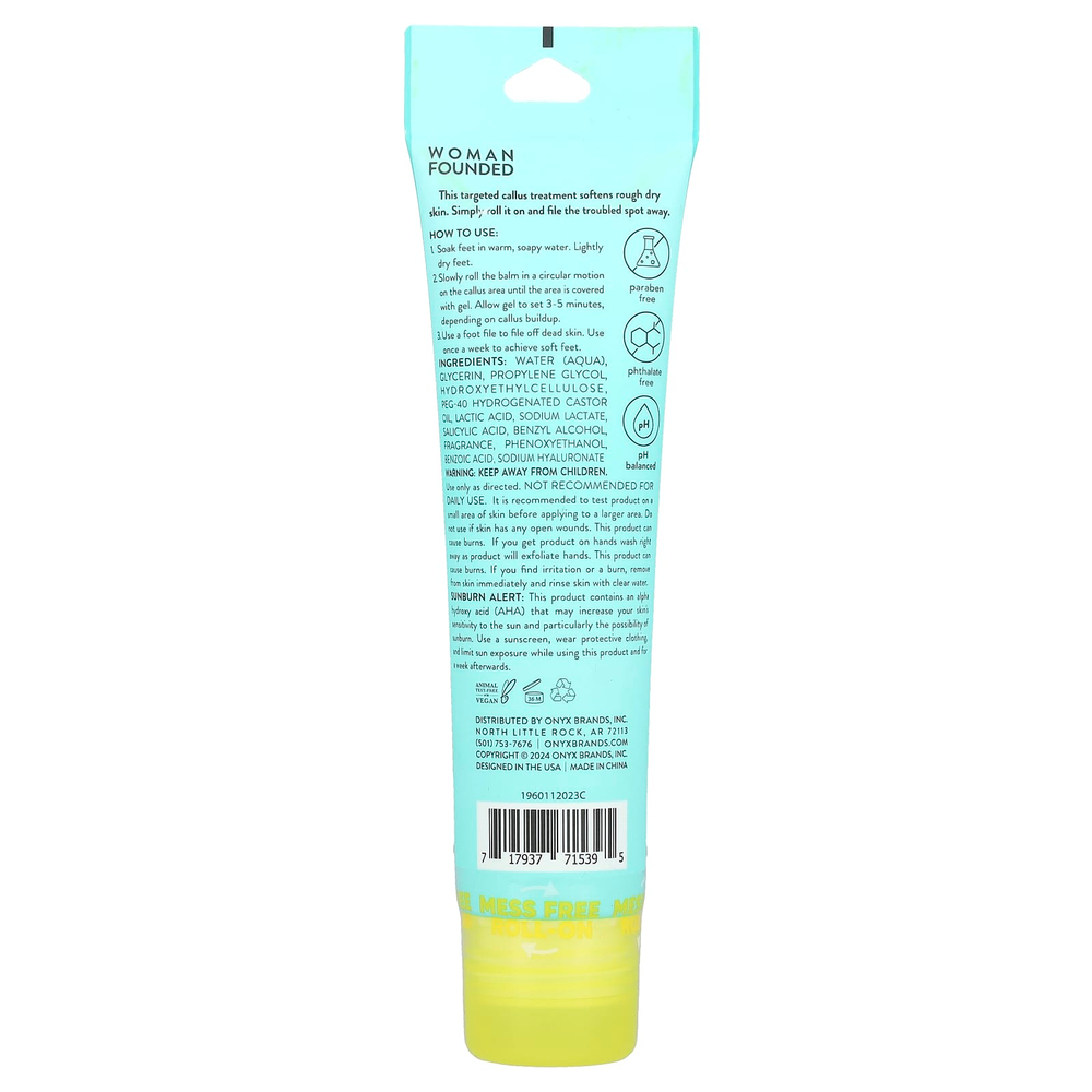 Onyx Professional, Callus Fix, гель для удаления мозолей и мозолей, 103 мл (3,5 жидк. Унции)