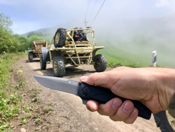 Складной нож Biker Z M390 (Cryo) StoneWash