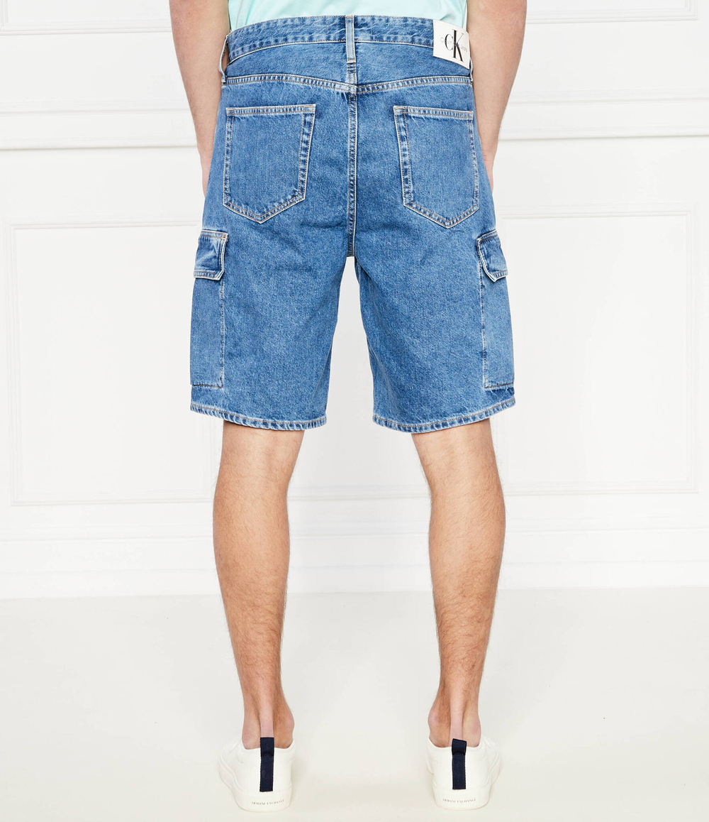 Джинсовые шорты 90'S Cargo CALVIN KLEIN JEANS - темно-синий(J30J324877)