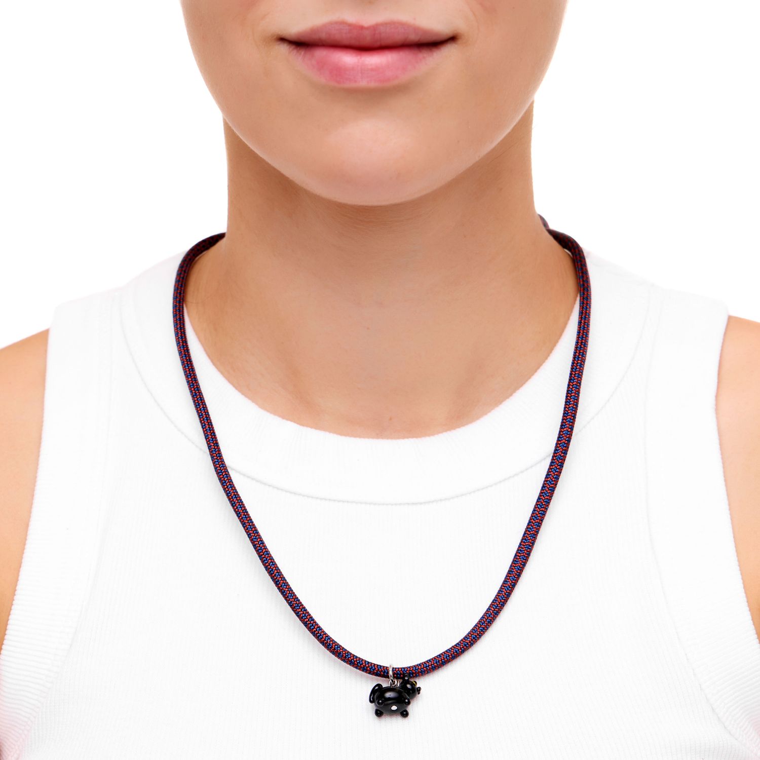 Колье Knitted Kitten Necklace - Black Cat