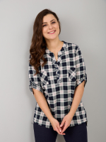 Блузка БЛ-131/клетка