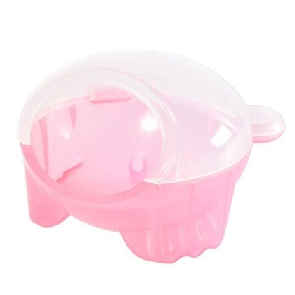 HOMEPET Купалка пластиковая для мелких грызунов, 11*11,5*7,8 см