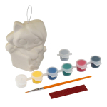 3D Art Игрушка-раскраска 16*6,6*8,5см Елочная "Новогодний котенок" (Lori)