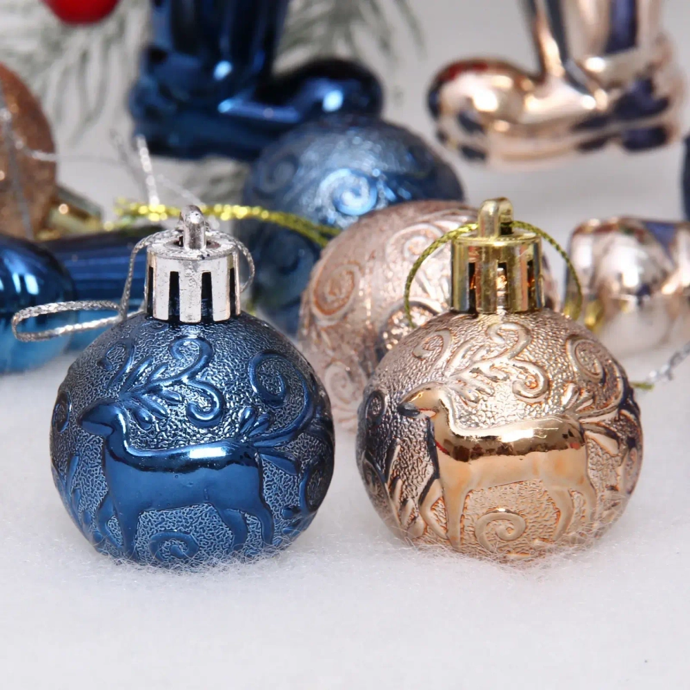 Набор украшений «Волшебное сияние» 4 см (13 предметов),сапфир/шампань