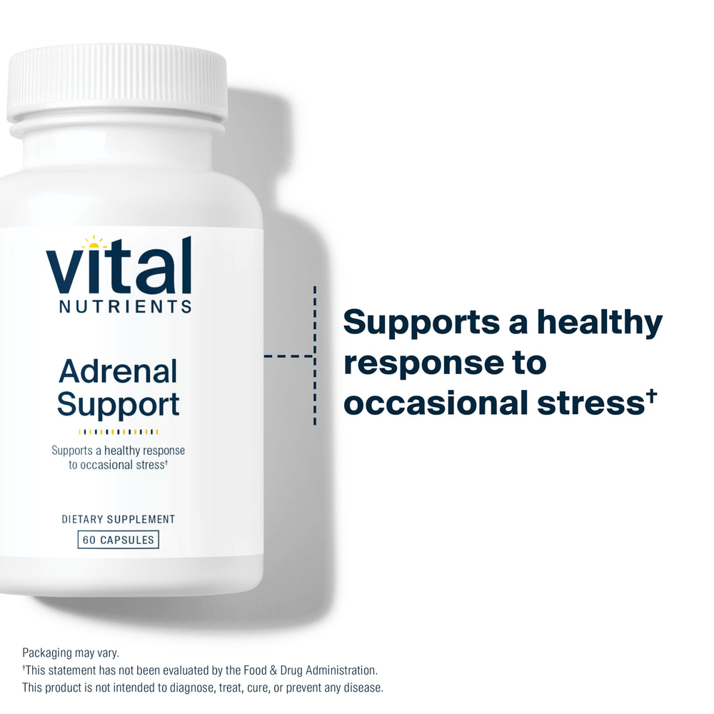 Vital Nutrients, Поддержка надпочечников`` 60 капсул
