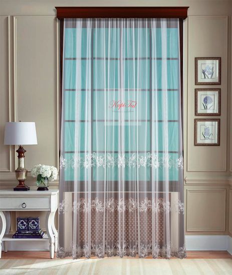 Тюль Belle французская сетка (белый)