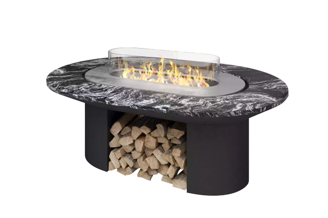 Дровяной гриль-стол Elbrus Grill Эверест 1760 (столешница 2400x1400 мм)