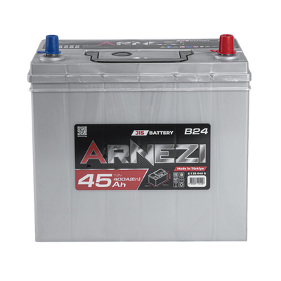 Аккумулятор ARNEZI JIS SMF 45 А/ч обратный R+ 236x128x225 NS60 EN 400 А