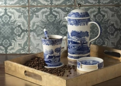 Spode - Синяя итальянская масленка 20х10см. / артикул   BLI2850-X  / GTIN 783931401565