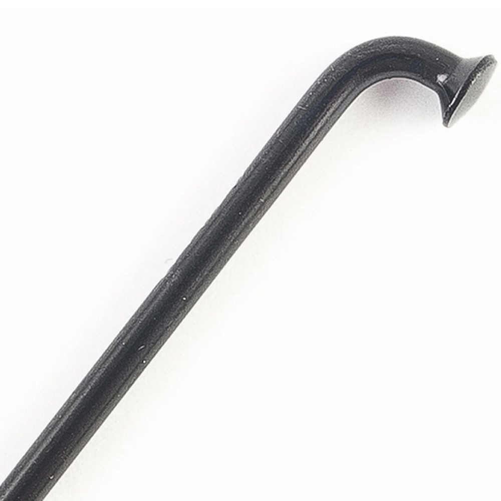 Спица 260 мм x 13G SAPIM Strong, баттированная 13G 2,3–2,0–2,0 мм, без ниппеля, нержавеющая сталь, черная 1 шт.