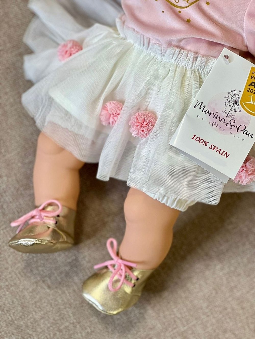 Кукла Marina and Pau 45 cм ALINA мягконабивная (M880K)