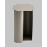 Журнальный столик Yvaine металл темно-серый