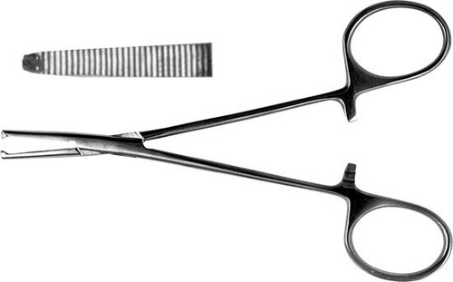 ТМ- З-21 Зажим к/о 1х2 зубый, зубчатый, прямой, 1, 150 мм (НОВОЕ ИСПОЛНЕНИЕ)