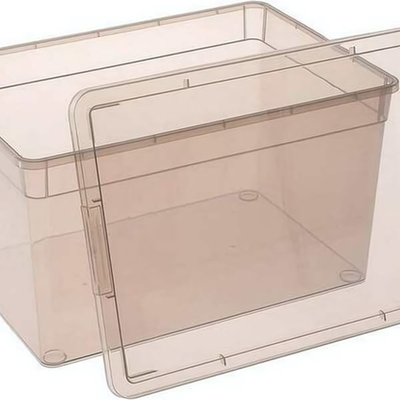 Контейнер универсальный с крышкой для хранения «MYSTERY», прозрачный, 37*26*20,7 см, 16л