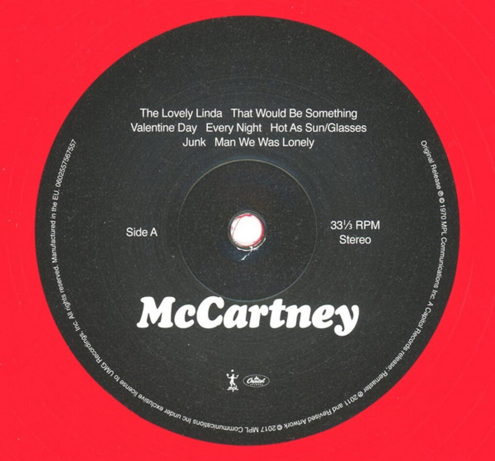 Paul McCartney / McCartney (Limited Edition)(Coloured Vinyl)(LP)