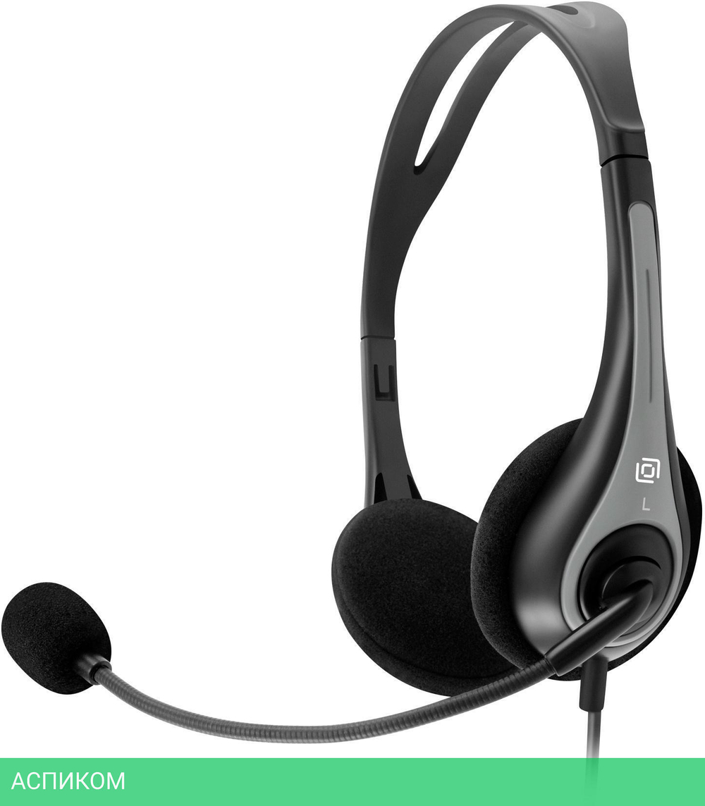 Наушники Oklick HS-M300 черный/серый (1876323)
