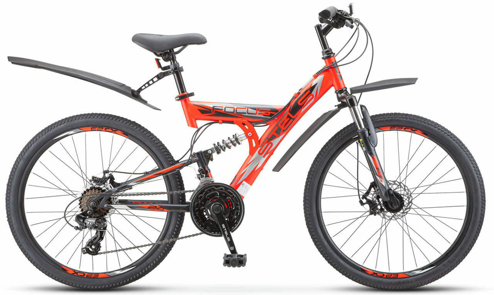 Двухподвесный велосипед Stels Focus MD 24" 18-sp V010 (2025)