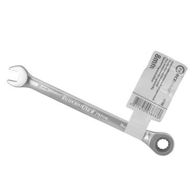 Ключ комбинированный трещоточный 8мм FORCEKRAFT FK-75708