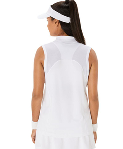 Женский топ теннисный Asics Court - белый/размер M