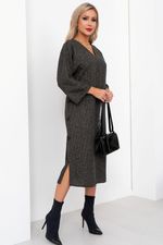 Платье Шарм (черный/малахит) Р11-1193/2 Nikol (Акция)