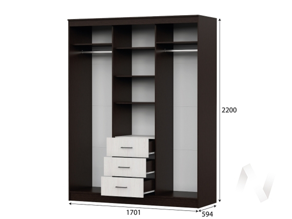 Шкаф-купе ШКП 1