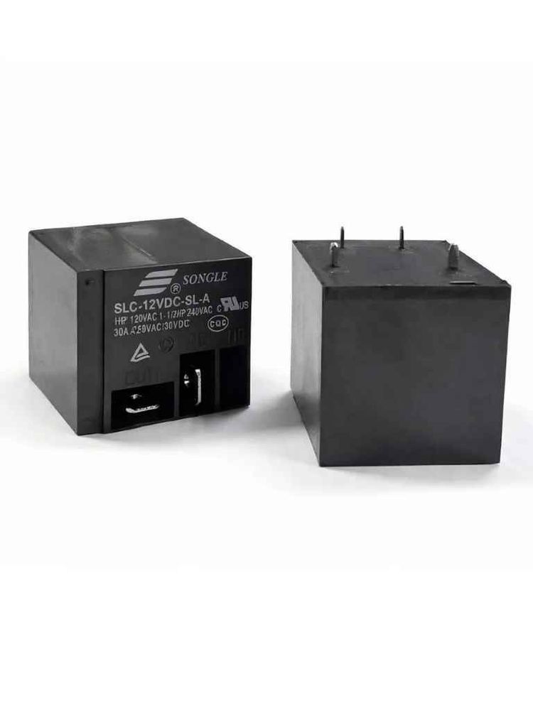 Электромагнитное реле SLC-12VDC-SL 4PIN 12В 30А 250V/30V