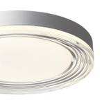 7728/76L MITRA LED SN 541 Светильник металл/акрил/серебро/прозрачный LED 76Вт 4000K D400 IP20 INFINITA