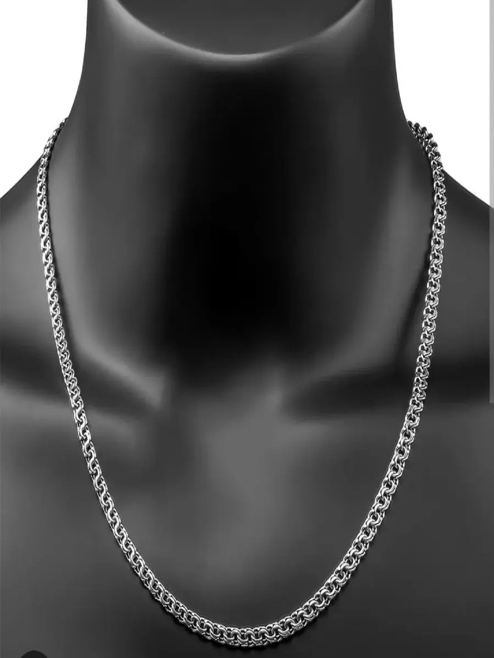 Цепочка Бисмарк серебро 925