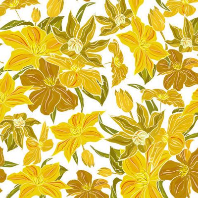 жёлтые цветы