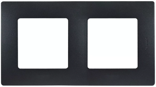 Etika Рамка 2 антрацит 672582