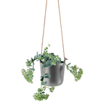 Горшок с функцией самополива подвесной серый