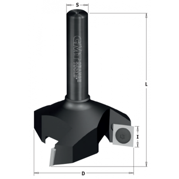 Фреза фуговальная со сменными ножами HM Z3 D=80x12 S=20 RH CMT 663.003.11