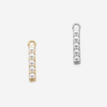 Подвеска с жемчугом в форме буквы "I", 14*2,3мм