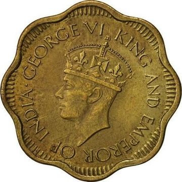 10 центов 1944 Цейлон