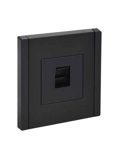 Розетка компьютерная RJ45 кат.5E FORTE&PIANO FP132 черн. IEK FP-K10-1-K02