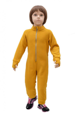 Комбинезон флис, р.122 "однотон." (бол.) горч. (Rusland) А 57-19