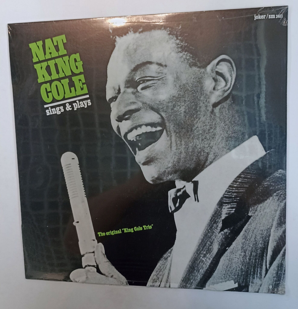 Винтажная виниловая пластинка LP The King Cole Trio Sings & Plays (Sealed) (Italy 1974)