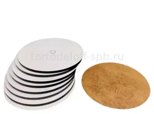 Подложка для торта ЛХДФ, 22 см. 3 см