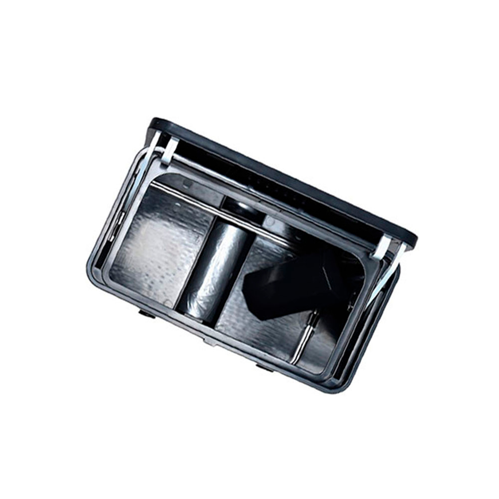 Ведро для мусора, внутр ведро, держатель м/мешков, Foodatlas JAH-541, 6л (синий)