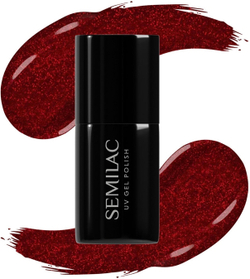 Semilac UV Hybrid X-Mass - гибридный лак для ногтей, 7 ml