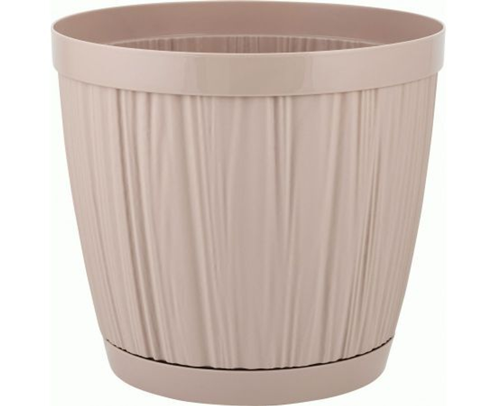 Горшок для цветов InGreen Barcelona молочный шоколад 9,6л